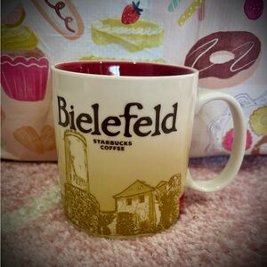 2011 Starbucks BIELEFELD Germany Icon Coffee Mug w SKU Discontinued RARE
